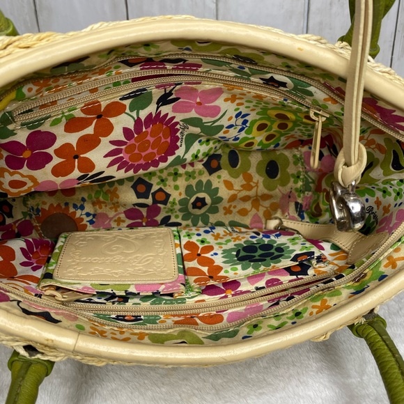 Brighton Straw Sassy Flower Pot bag with a straw bag both bags are sold together - Picture 7 of 13